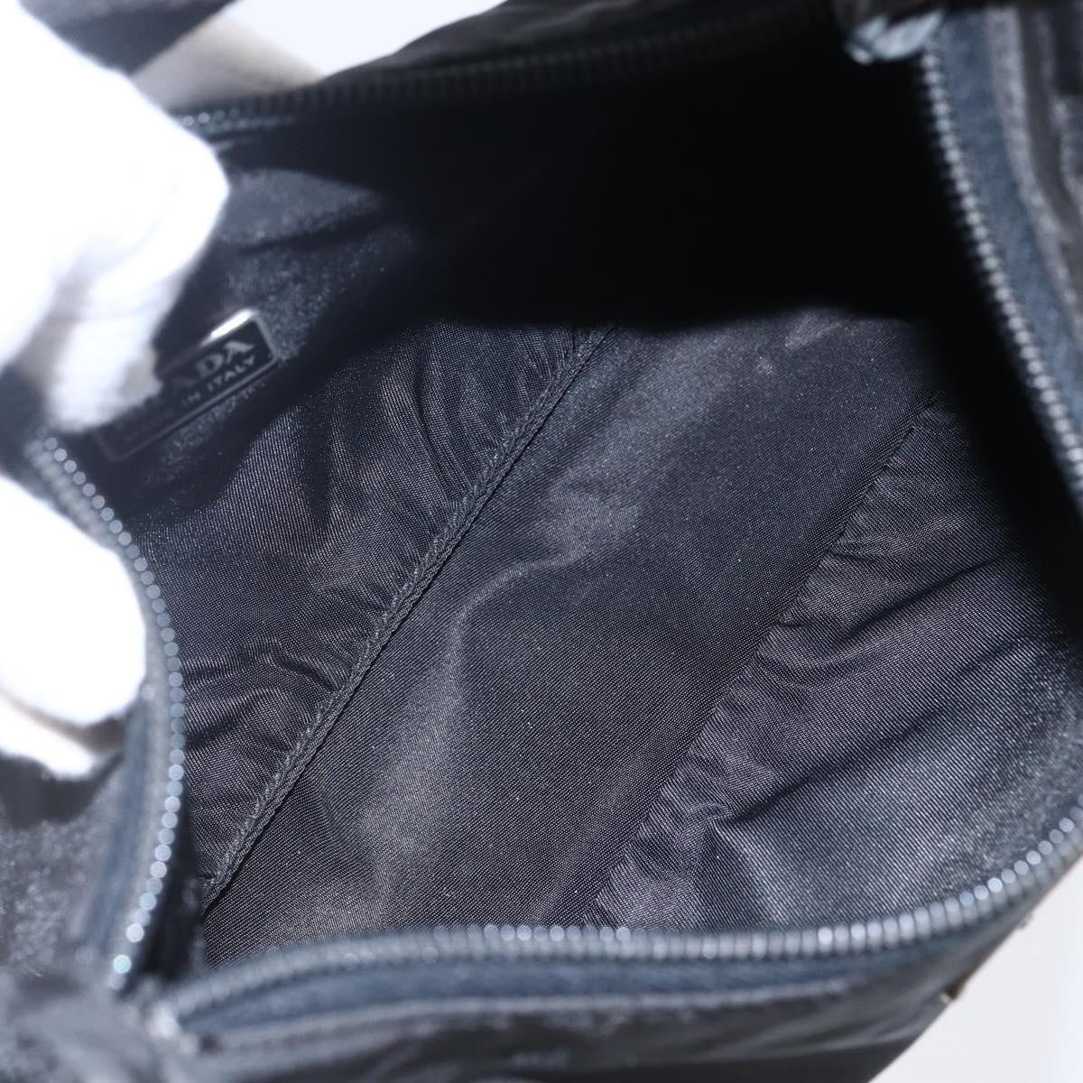 Prada Hobo Tessuto, BLACK, NYLON, Handbag