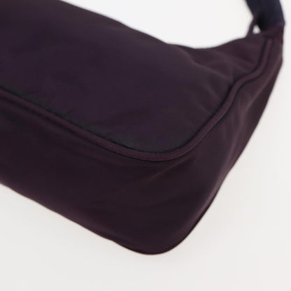 Prada Pochette Shoulder Bag Tessuto, PURPLE, NYLON, Clutche & pouche