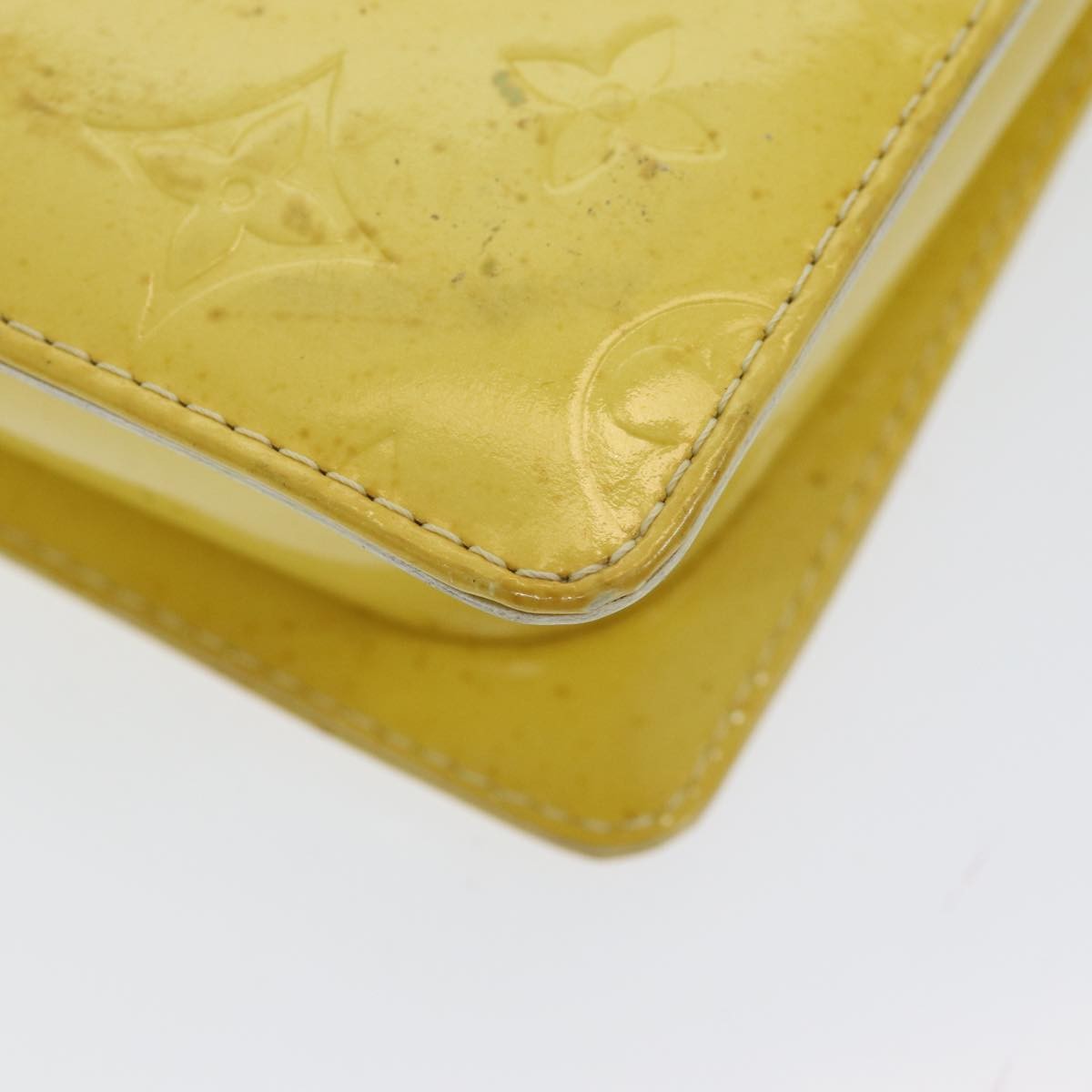 Louis Vuitton Thompson Street Handbag Monogram Vernis, YELLOW, PATENT_LEATHER, Clutche & pouche