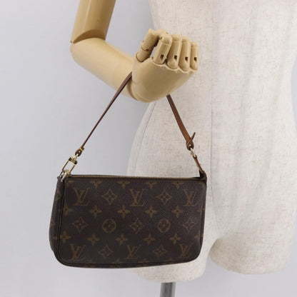 Louis Vuitton Pochette Accessoires NM Monogram Canvas, BROWN, CANVAS, Clutche & pouche