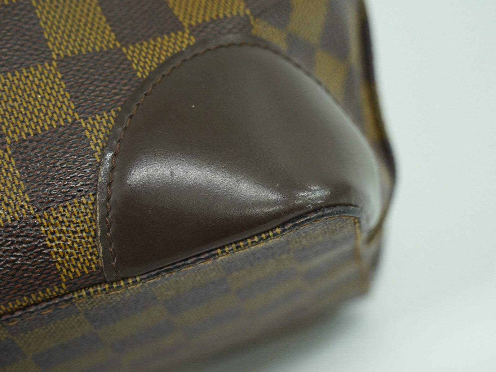 Louis Vuitton Hampstead Handbag Damier, Brown, Canvas, Shoulder Bag
