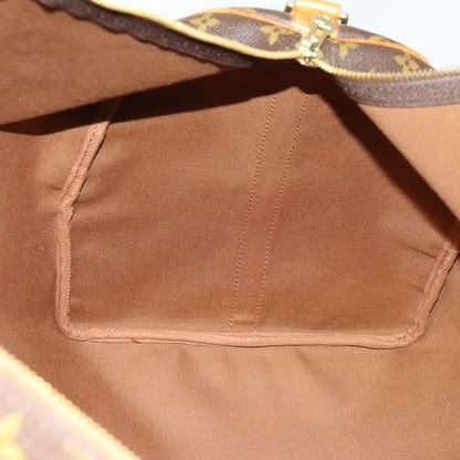 Louis Vuitton Keepall Bandouliere Bag Monogram Canvas, BROWN, CANVAS, Travel bag