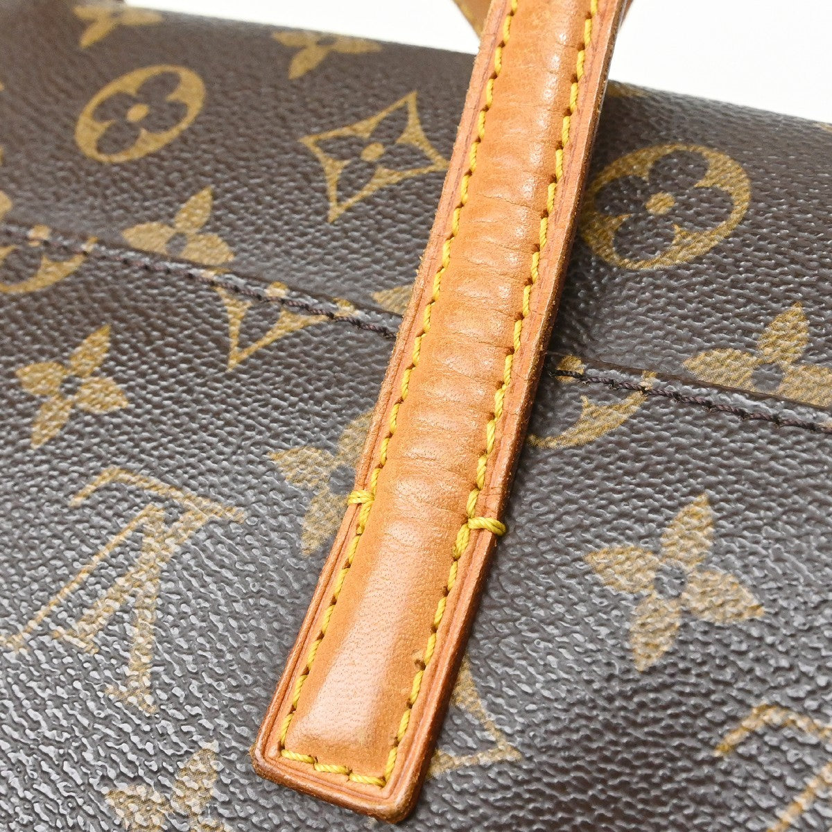 Louis Vuitton Sonatine Handbag Monogram Canvas, Brown, Canvas, Handbag