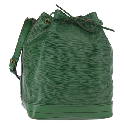 Louis Vuitton Noe Handbag Epi Leather, GREEN, LEATHER, Shoulder bag