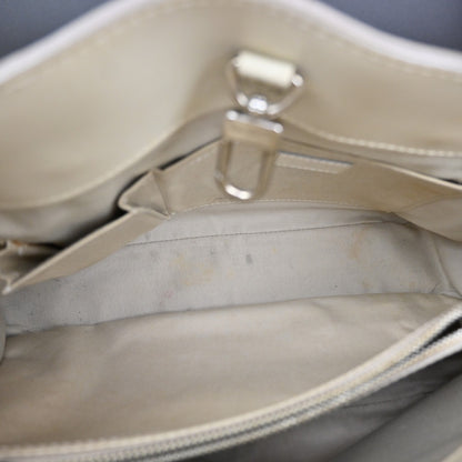 Louis Vuitton Passy Tote Epi Leather, WHITE, LEATHER, Tote bag