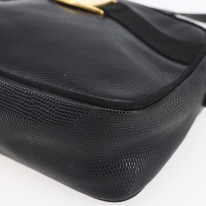 Salvatore Ferragamo Vara Bow camera Shoulder Bag Leather, BLACK, LEATHER, Shoulder bag