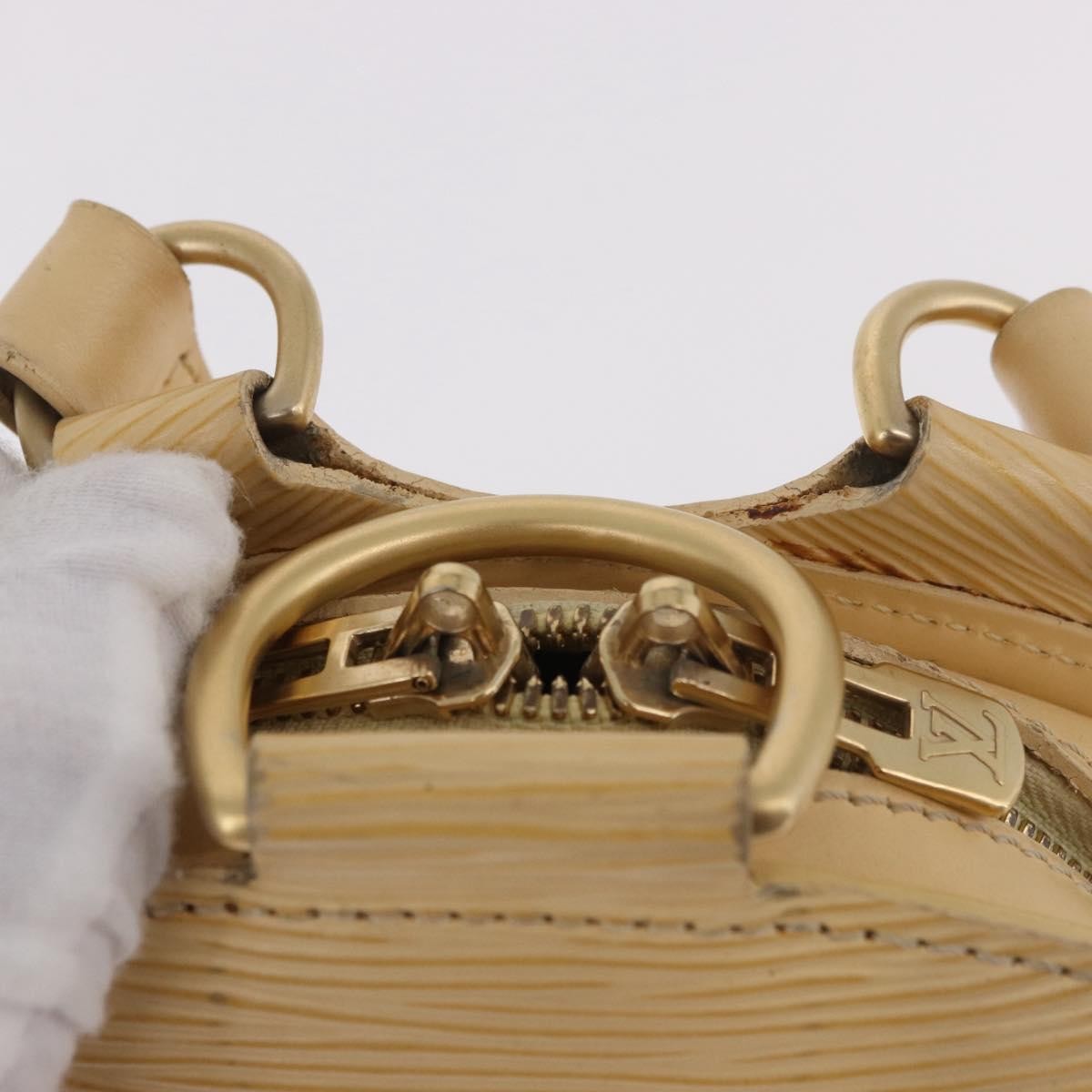 Louis Vuitton Mabillon Backpack Epi Leather, Beige, Leather, Backpack
