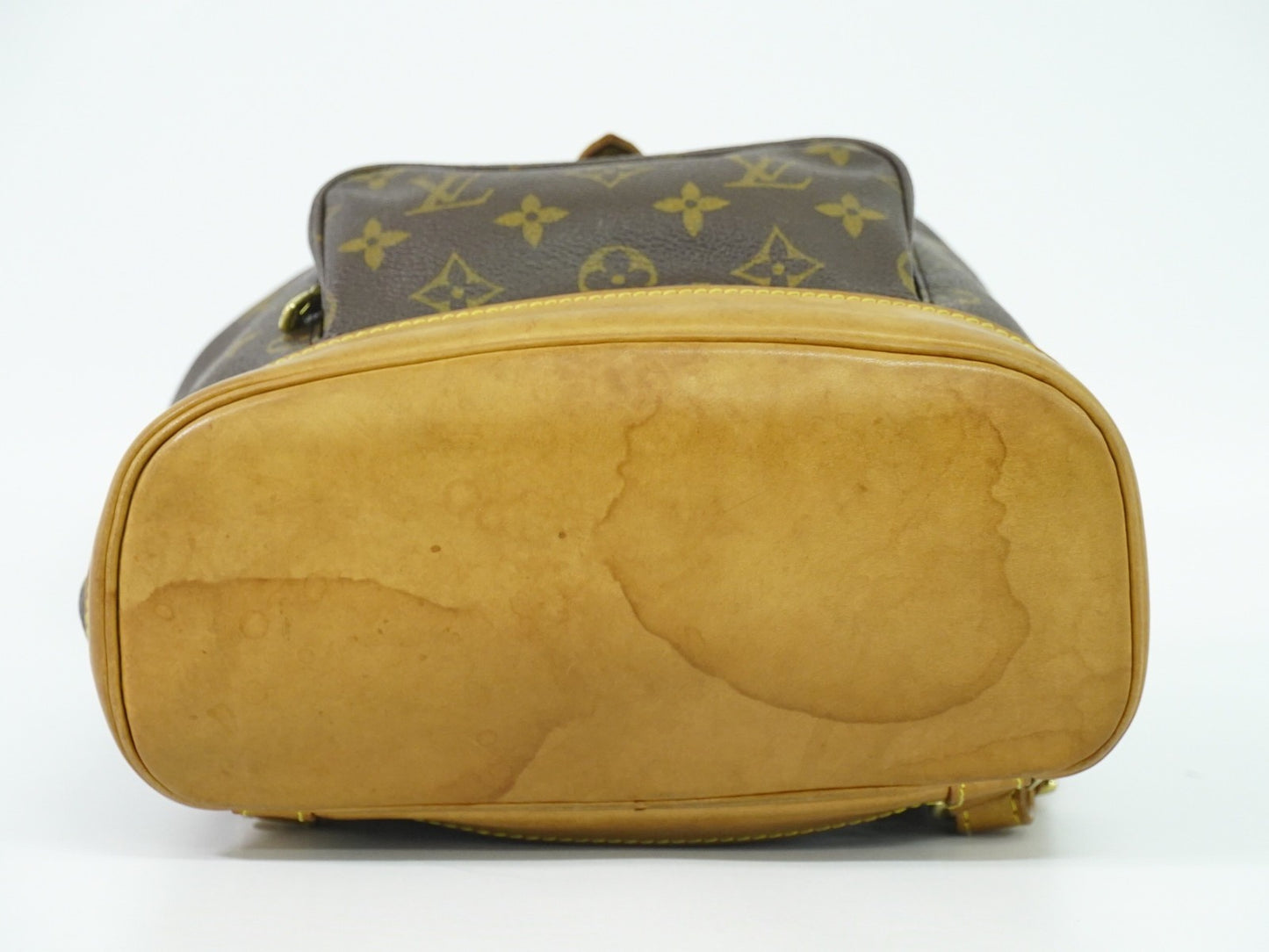 Louis Vuitton Vintage Montsouris Backpack Monogram Canvas, BROWN, CANVAS, Backpack
