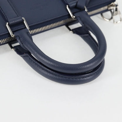 Louis Vuitton Sac Plat Zipped Bag Limited Edition Monogram Ink Watercolor Leather, BLUE, CANVAS, Tote bag