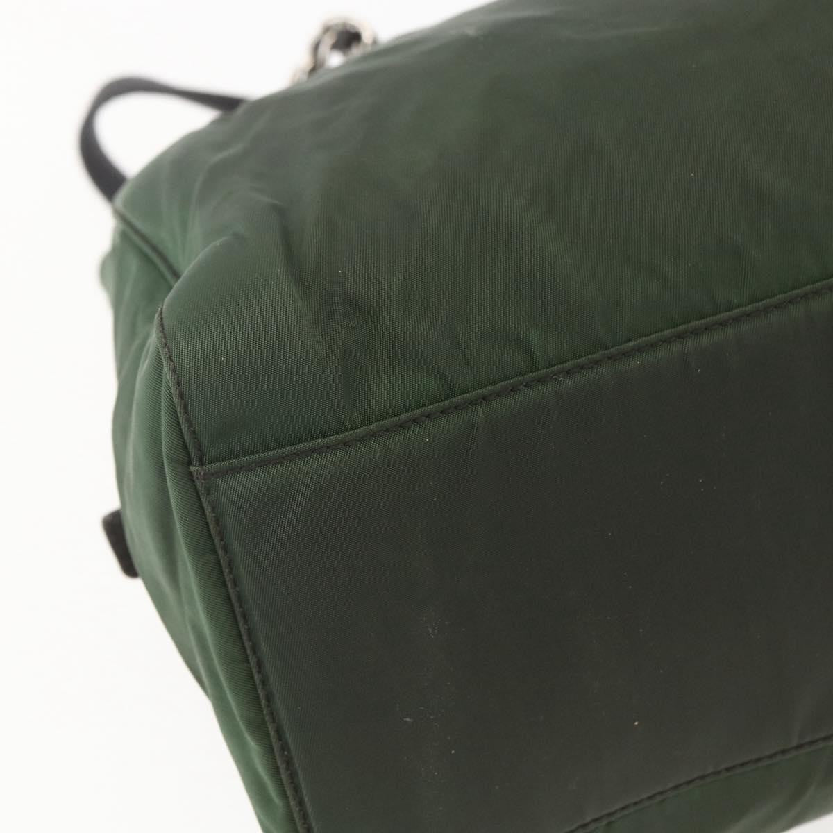 Prada Re-Edition 1995 Chain Tote Quilted Re-Nylon, Khaki, Nylon, Shoulder Bag