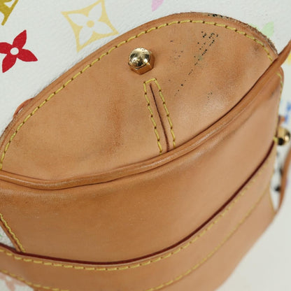 Louis Vuitton Greta Handbag Monogram Multicolor, White, Canvas, Shoulder Bag