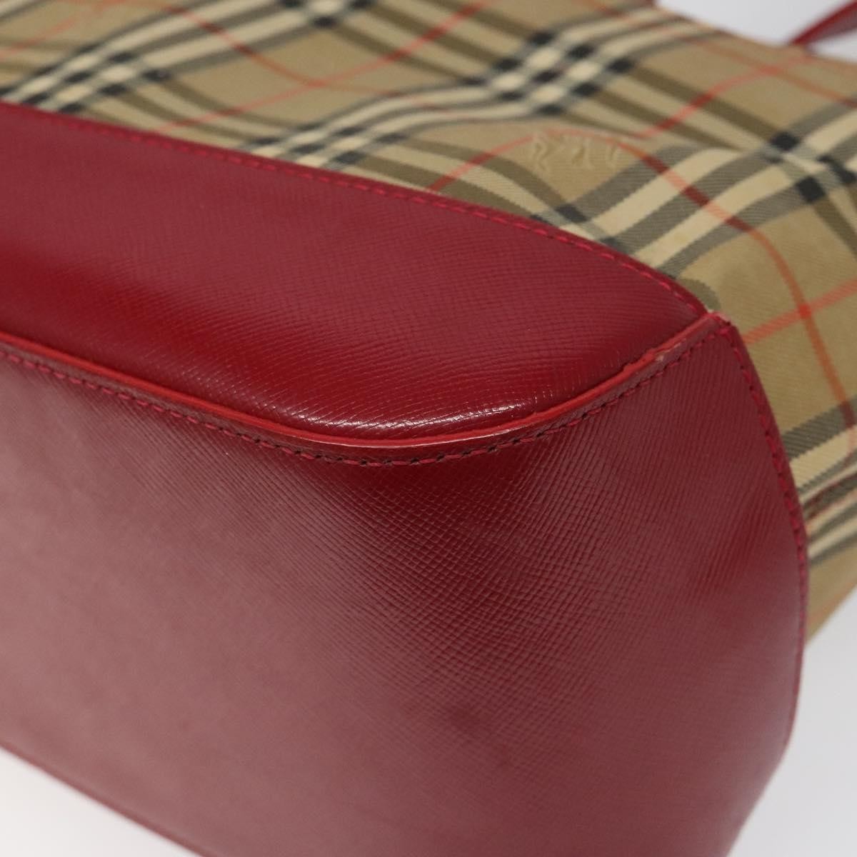 Burberry Nova Check Handbag Nova Check Canvas and leather, BEIGE, CANVAS, Handbag