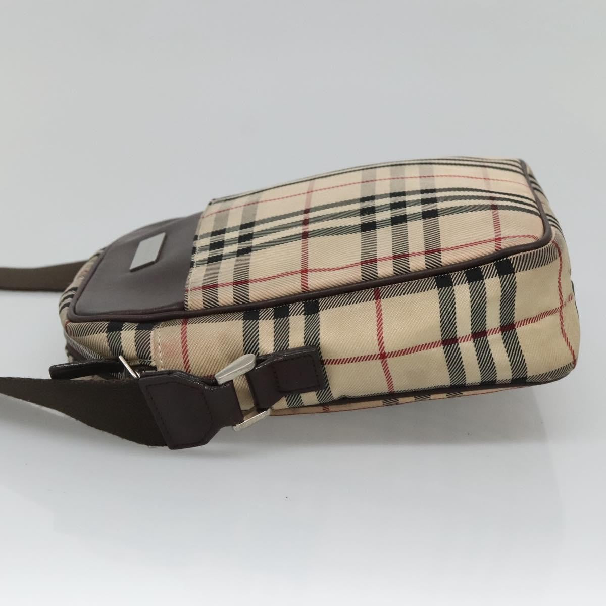 Burberry Zip Messenger Bag Nylon, BEIGE, NYLON, Shoulder bag