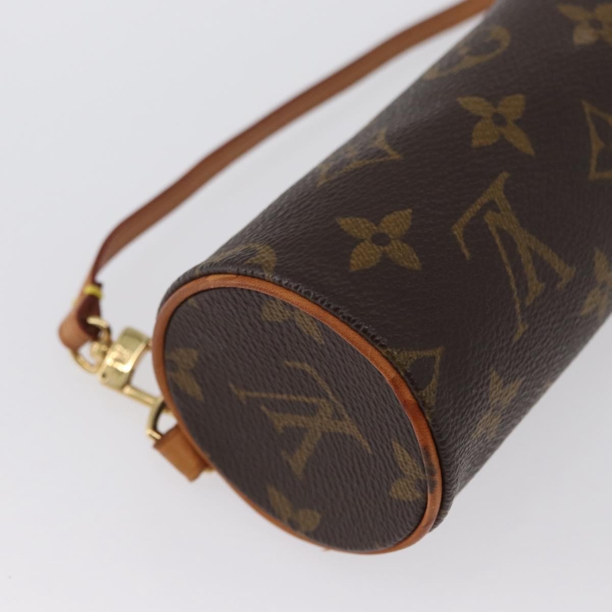 Louis Vuitton Papillon Pochette Monogram Canvas, BROWN, CANVAS, Clutche & pouche