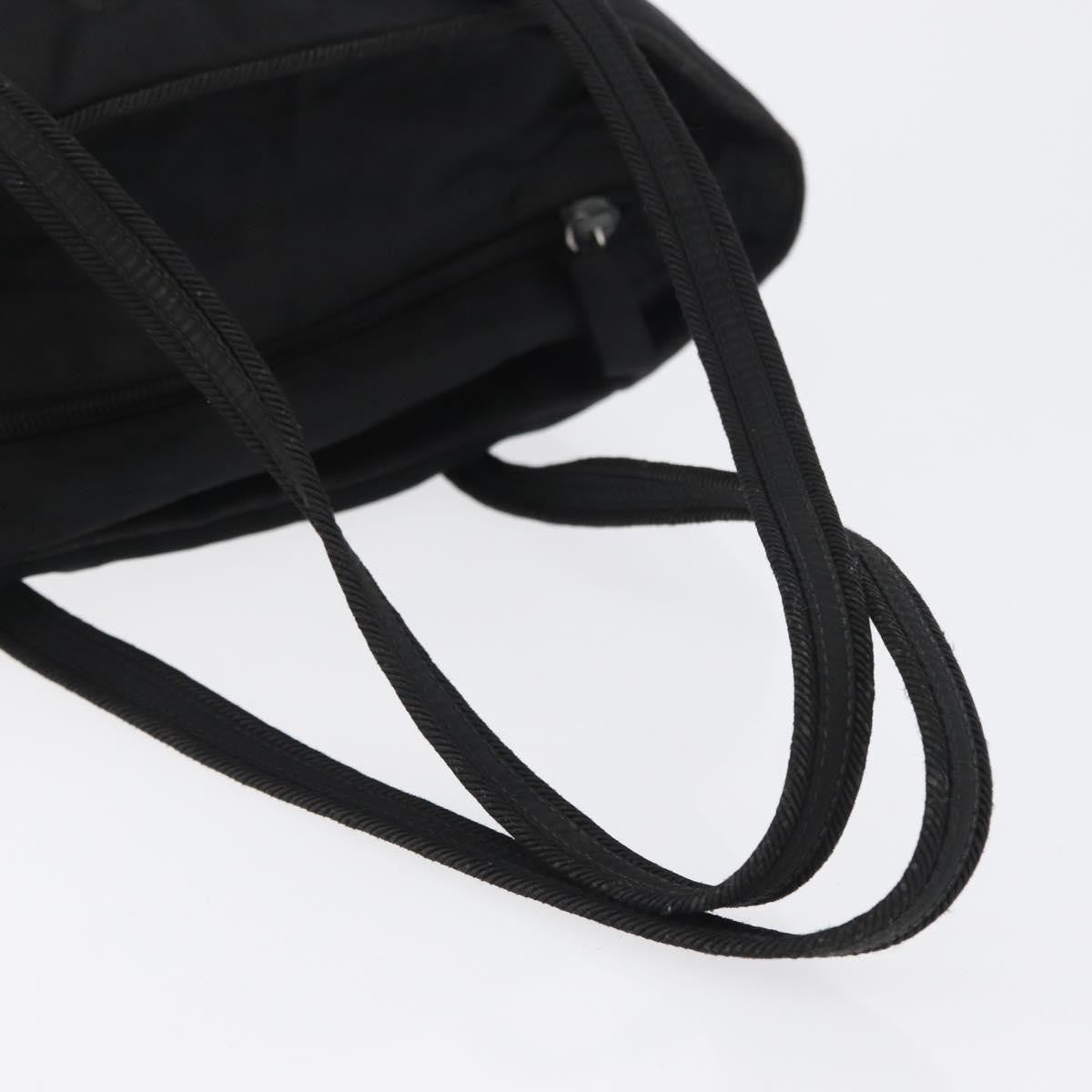 Prada Vintage Zip Tote Tessuto, BLACK, NYLON, Tote bag