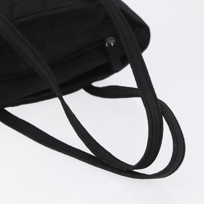 Prada Vintage Zip Tote Tessuto, BLACK, NYLON, Tote bag