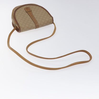 Celine Vintage Macadam Shoulder Bag Canvas, BEIGE, CANVAS, Shoulder bag