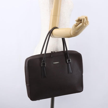 Burberry Vintage Handbag Leather, BROWN, LEATHER, Handbag