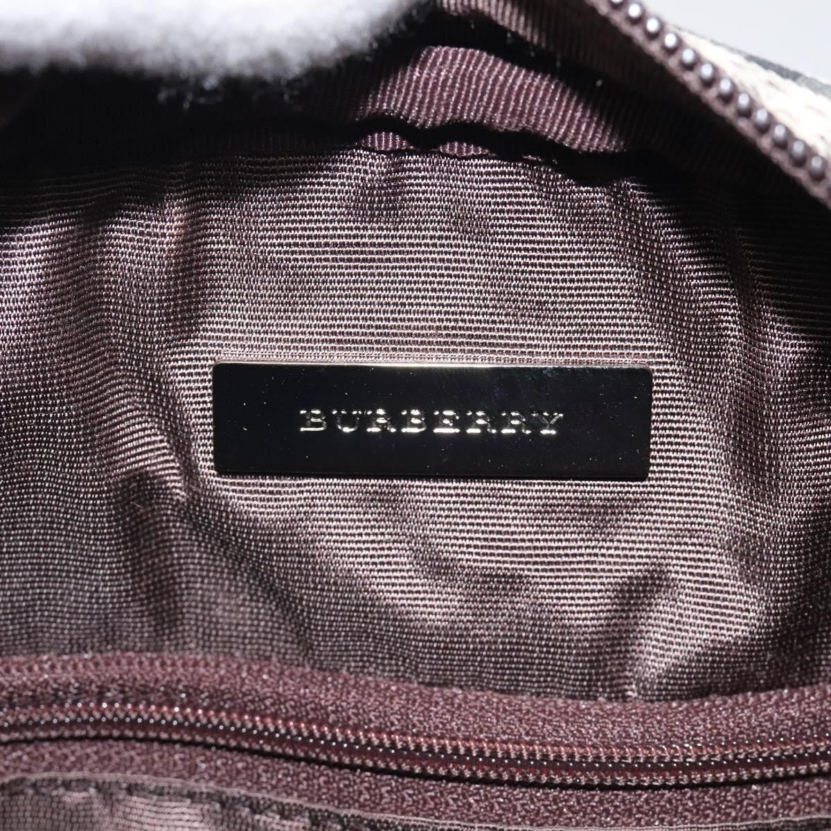 Burberry Nova Check Bowling Bag Canvas, BEIGE, CANVAS, Travel bag