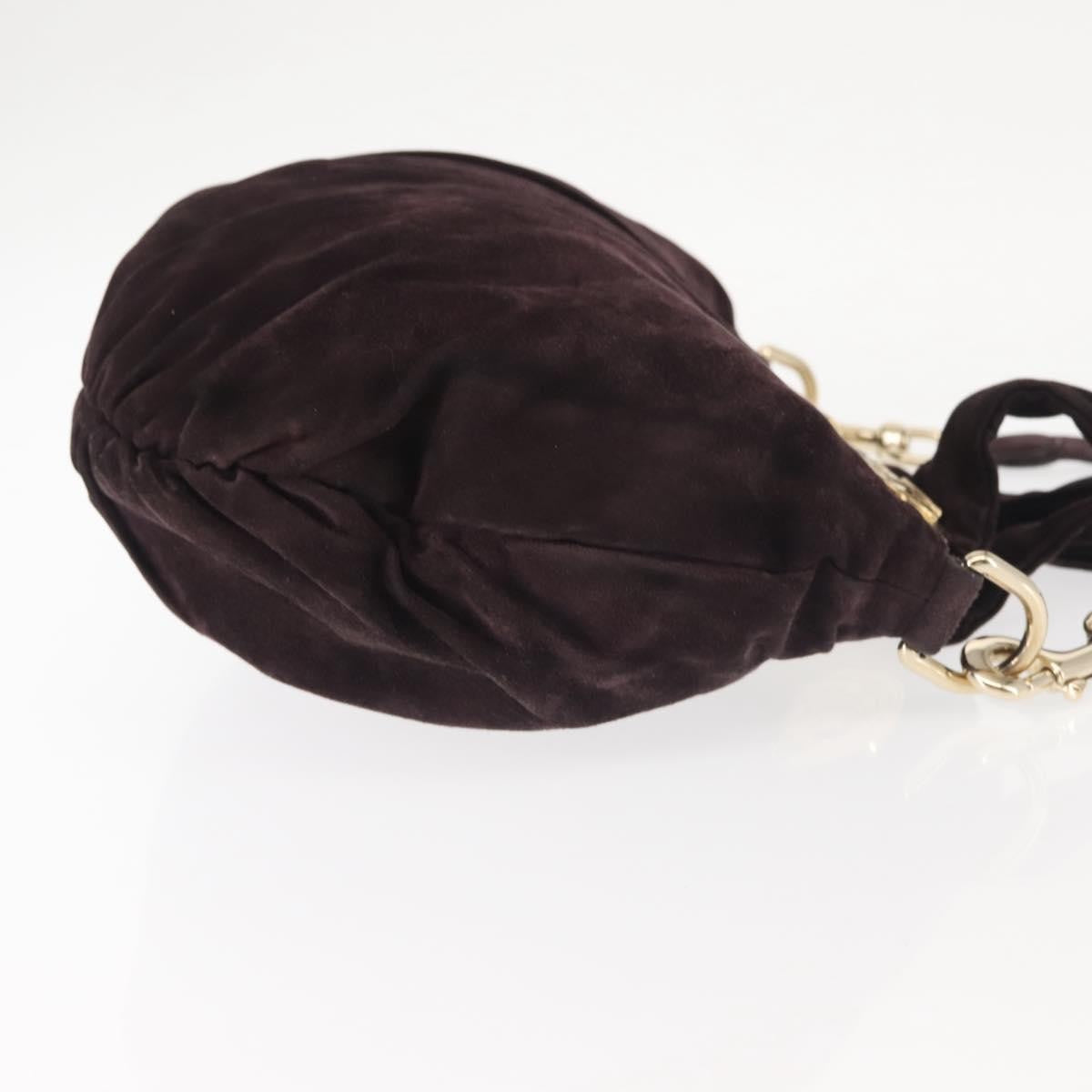 Gucci Hysteria Convertible Top Handle Bag Suede, BURGUNDY, SUEDE, Handbag