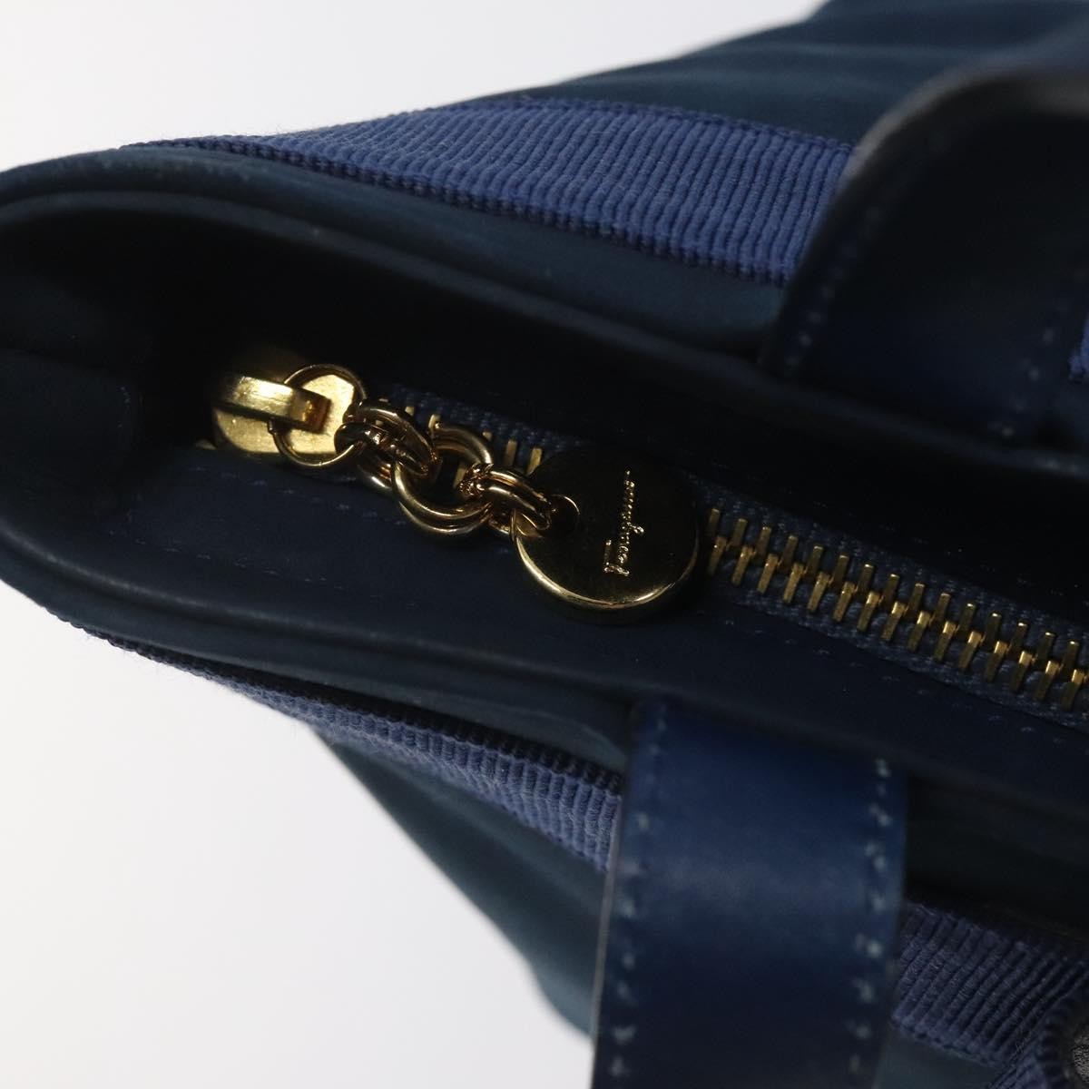 Salvatore Ferragamo Vala Handbag Suede, BLUE, SUEDE, Handbag