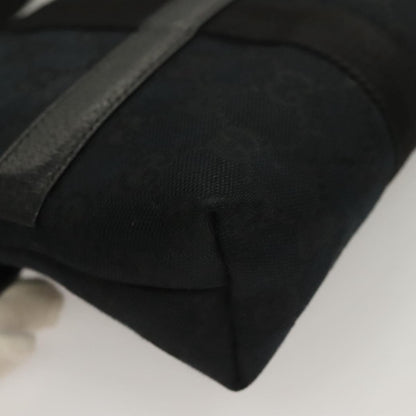 Gucci Buckle Belt Bag GG Canvas, Black, Canvas, Belt