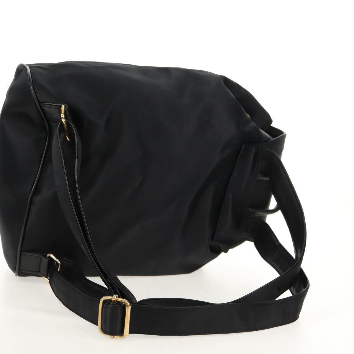 Valentino Garavani Backpack Nylon, Black, Nylon, Backpack