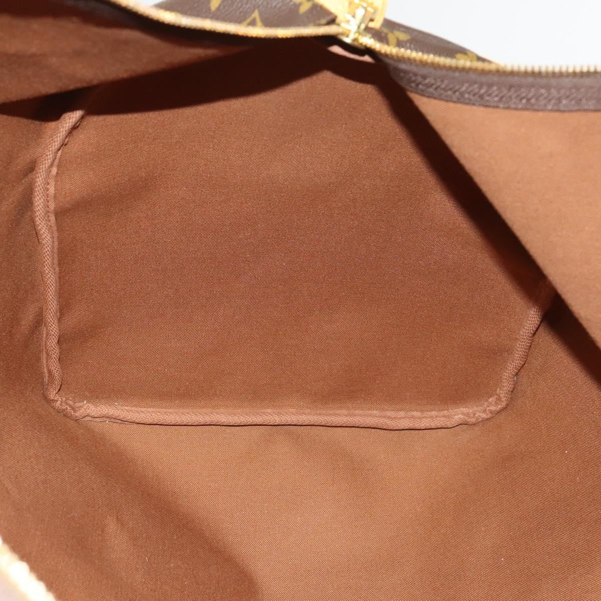 Louis Vuitton Keepall Bag Monogram Canvas, BROWN, CANVAS, Travel bag
