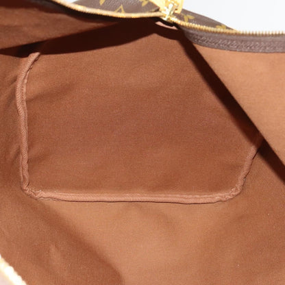 Louis Vuitton Keepall Bag Monogram Canvas, BROWN, CANVAS, Travel bag