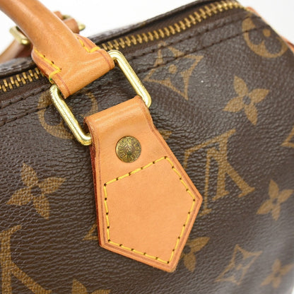 Louis Vuitton Speedy Handbag Monogram Canvas, Brown, Canvas, Handbag