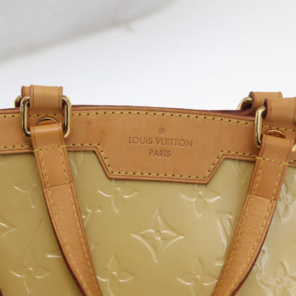 Louis Vuitton Brea Handbag Monogram Vernis, BEIGE, PATENT_LEATHER, Handbag