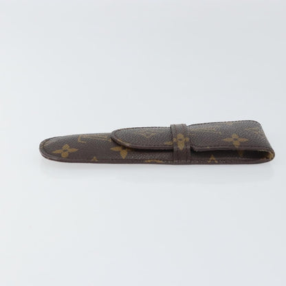 Louis Vuitton Etui à stylo Canvas, BROWN, CANVAS, Clutche & pouche