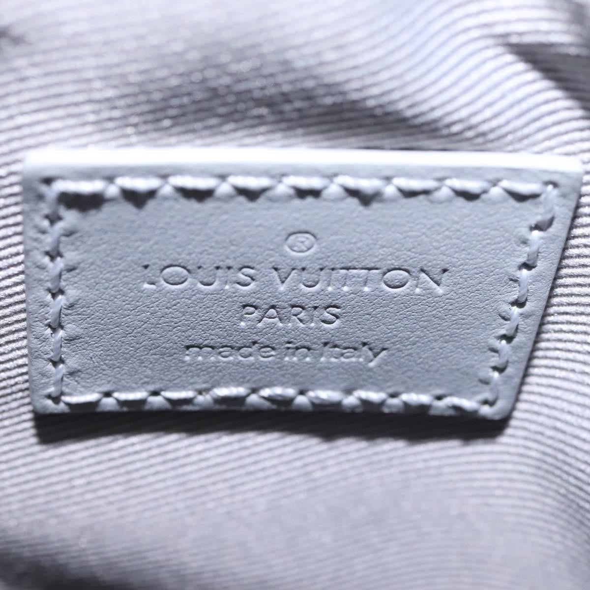 Louis Vuitton Chalk Nano Bag Limited Edition Logo Story Monogram Canvas, Gray, Canvas, Clutch