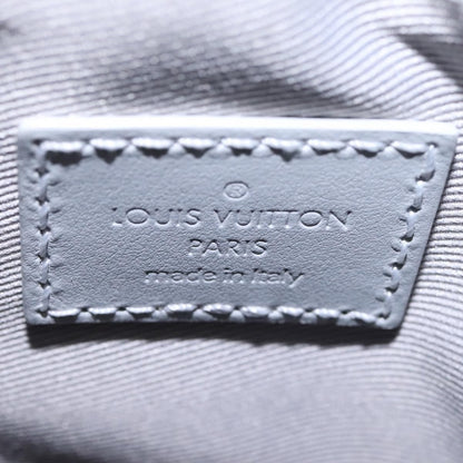 Louis Vuitton Chalk Nano Bag Limited Edition Logo Story Monogram Canvas, Gray, Canvas, Clutch