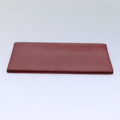 Hermes Agenda A6 Day Planner Housse Leather, RED, LEATHER, Wallets