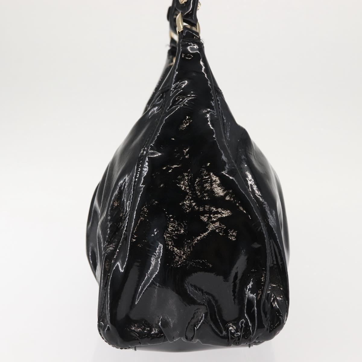 Gucci D Ring Hobo Patent, BLACK, PATENT_LEATHER, Shoulder bag