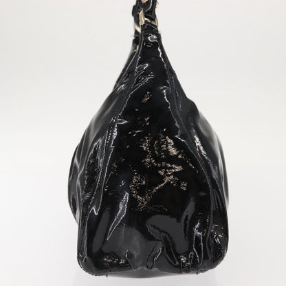 Gucci D Ring Hobo Patent, BLACK, PATENT_LEATHER, Shoulder bag