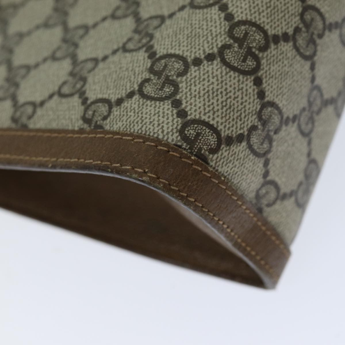 Gucci Sherry line pouch Canvas, Beige, Canvas, Clutch