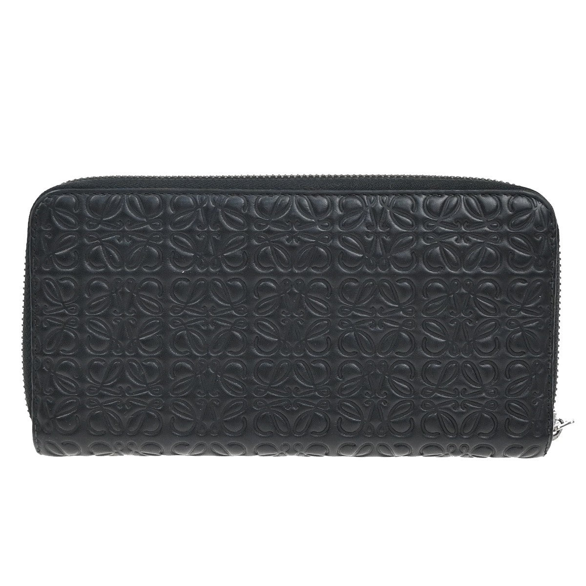 Loewe Anagram Wallet Leather, BLACK, LEATHER, Wallets