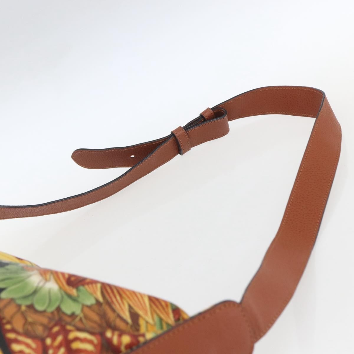 Salvatore Ferragamo Vintage Shoulder Bag Leather, Brown, Leather, Shoulder Bag