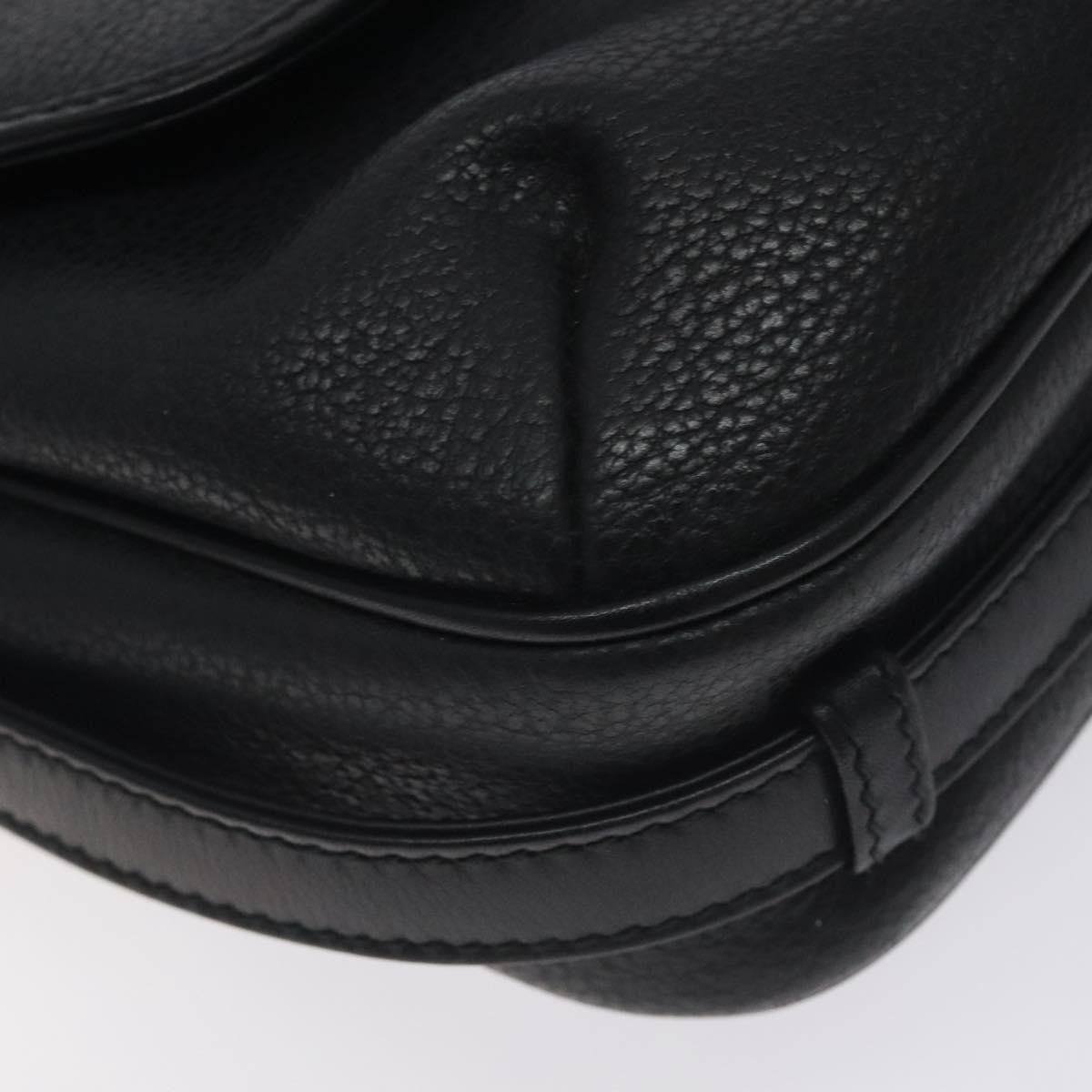 Gucci Vintage Shoulder Bag Leather, BLACK, LEATHER, Shoulder bag