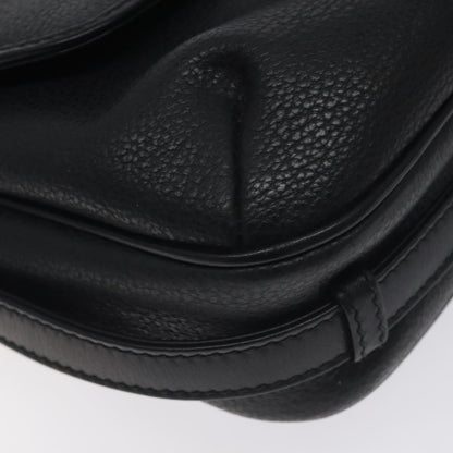 Gucci Vintage Shoulder Bag Leather, BLACK, LEATHER, Shoulder bag