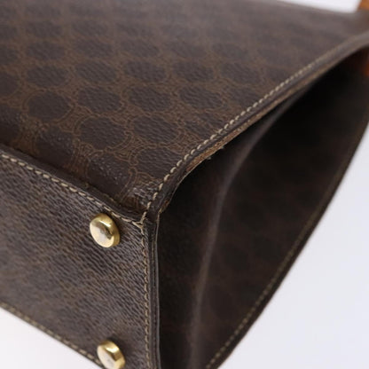 Celine Vintage Macadam Handbag Macadam, BROWN, CANVAS, Handbag