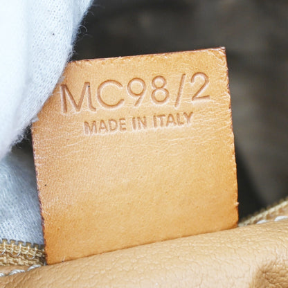 Celine Macadam Handbag Macadam with leather, BROWN, CANVAS, Handbag