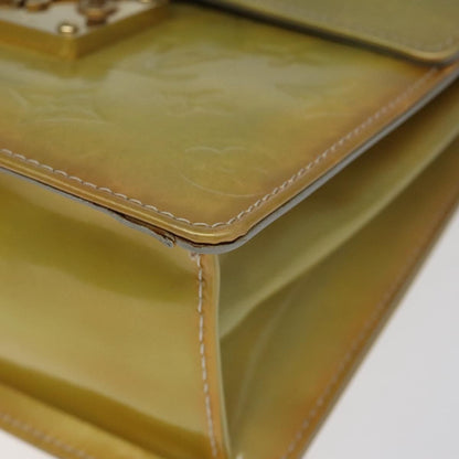 Louis Vuitton Spring Street Handbag Monogram Vernis, BEIGE, PATENT_LEATHER, Handbag