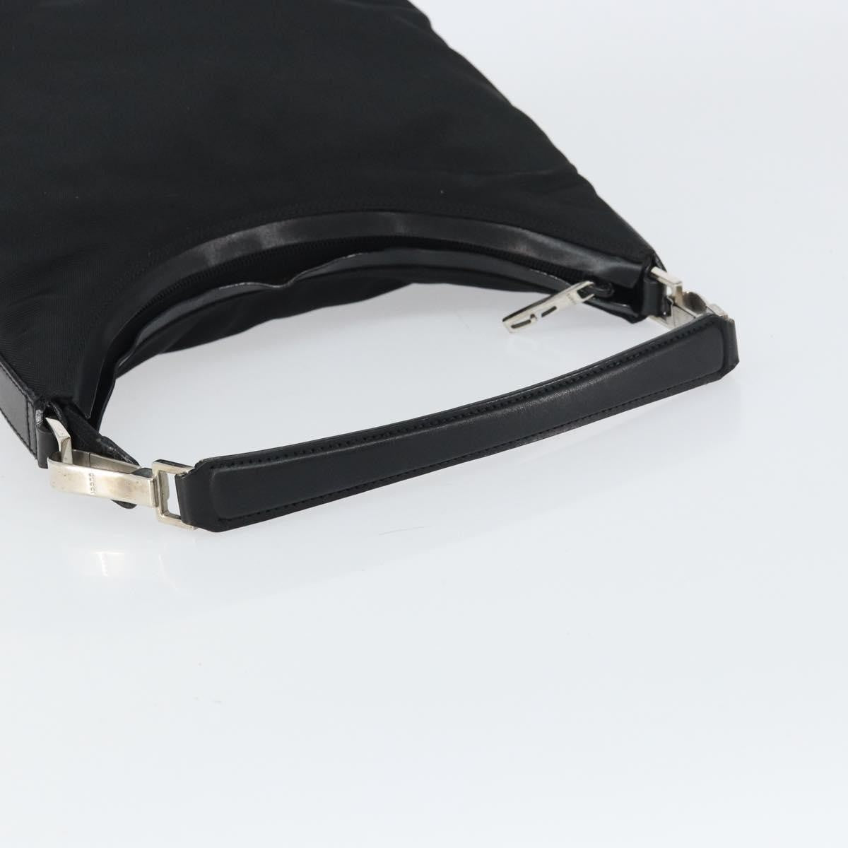 Gucci Zip Hobo Nylon, BLACK, NYLON, Shoulder bag