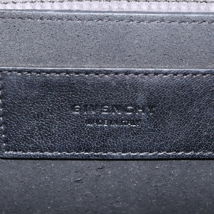 Givenchy GV3 Flap Bag Leather, BLACK, LEATHER, Shoulder bag