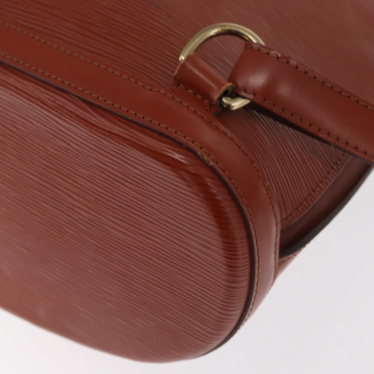Louis Vuitton Gobelins Backpack Epi Leather, BROWN, LEATHER, Backpack