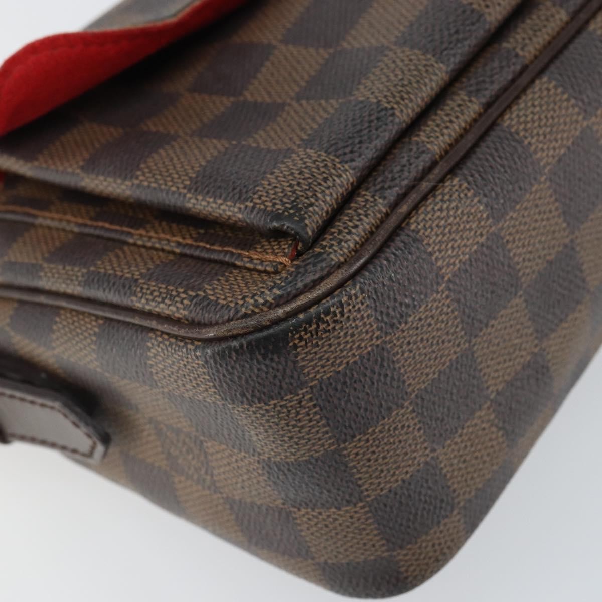 Louis Vuitton Ravello Handbag Damier, BROWN, CANVAS, Shoulder bag