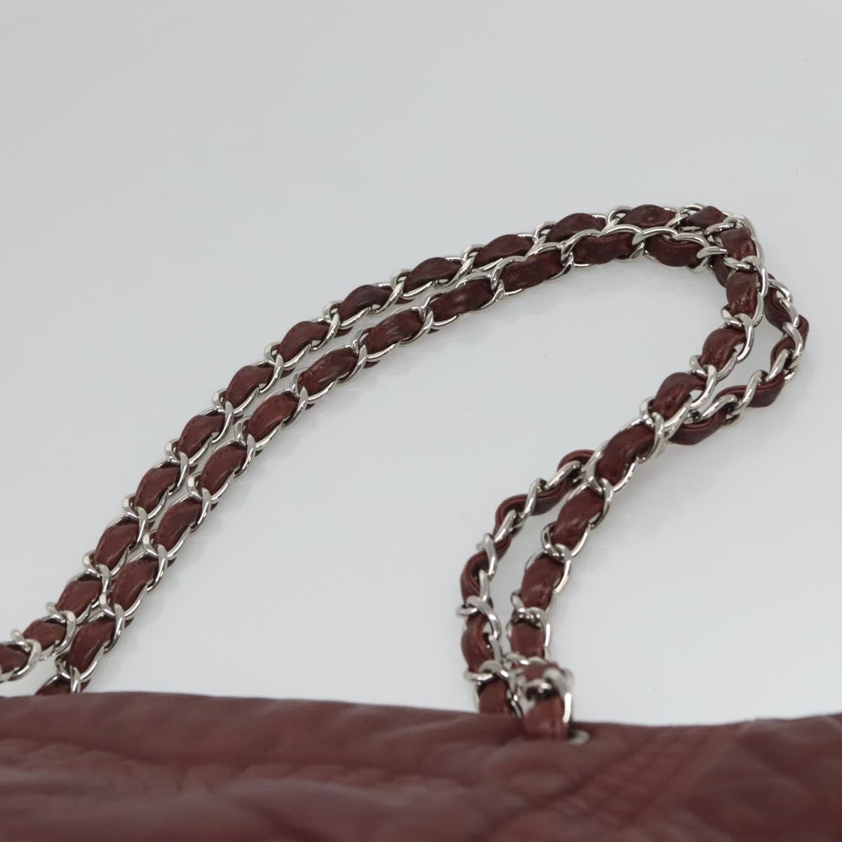 Chanel Coco Bengal Shopping Tote Lambskin, BROWN, LEATHER, Tote bag